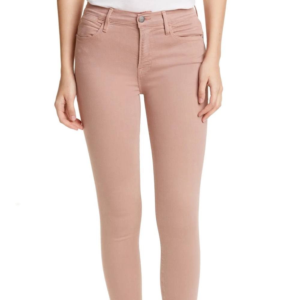 Frame Le High Pastel Pink Skinny Jean
